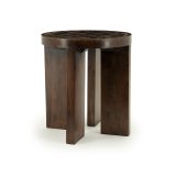 Bijzettafel Tico mangohout met keramiek