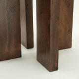 Bijzettafel Tico mangohout met keramiek