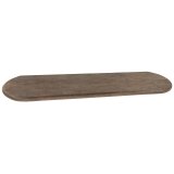 Wandplank Trebbe 100 cm bruin 