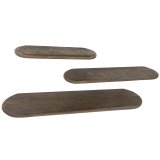 Wandplank Trebbe 69 cm bruin