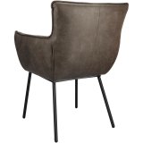 Armstoel Novile in bull 66 graphite