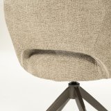 Arnstoel Aleks in taupe