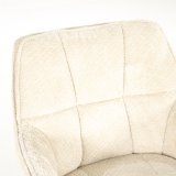 Armstoel (draaibaar) Hugh in beige