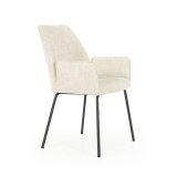 Armstoel Ibba in beige