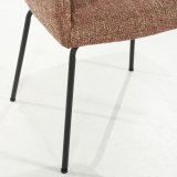 Armstoel Ibba in rood