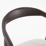 Armstoel Rafal in bruin hout