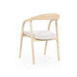 Armstoel Rafal in naturel hout