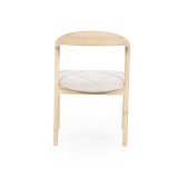 Armstoel Rafal in naturel hout