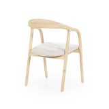 Armstoel Rafal in naturel hout