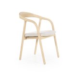 Armstoel Rafal in naturel hout