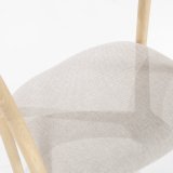 Armstoel Rafal in naturel hout