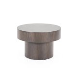 Bijzettafel Boban walnootbruin Ø 45cm