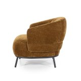 Fauteuil Davion in mosterd