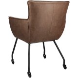 Armstoel Novile microleder bull 108 wood