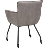 Armstoel Novile microleder bull 84 clay