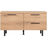 TV-meubel Paranno 1 deur 2 lades in natural canelle oak