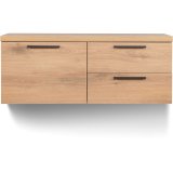 TV-meubel Paranno 1 deur 2 lades in natural canelle oak