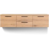 TV-meubel Paranno 2 deuren 2 lades in natural canelle oak