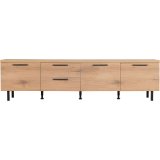 TV-meubel Paranno 3 deuren 2 lades in natural canelle oak