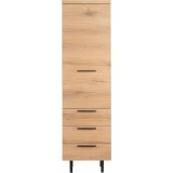 Opbergkast Paranno 1 deur 3 lades in natural canelle oak