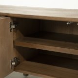 Tv meubel Jidde 4 deurs in bruin eiken hout