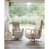 Relaxfauteuil Seduto in rhythm clay