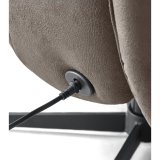 Relaxfauteuil Seduto elektrische sta op functie in espresso