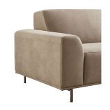 3 zitsbank Pantini bonellvering met koudschuim in bruin