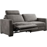 3 zitsbank Muscolo elektrische relaxfunctie pocketveren met traagschuim in dark grey