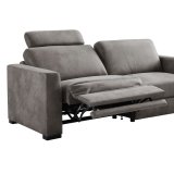 3 zitsbank Muscolo elektrische relaxfunctie pocketveren met traagschuim in dark grey