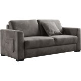 2,5 zitsbank Muscolo bonellvering met koudschuim in dark grey