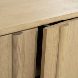 Tv meubel Jidde 6 deurs in naturel eiken