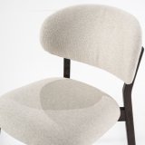 Eetstoel Mikail bruin beige moon