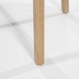 Eetstoel Mikail in naturel met beige