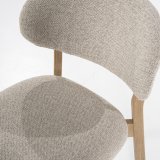 Eetstoel Mikail naturel taupe