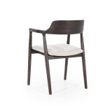 Eetstoel Younes bruin gelakt