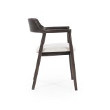 Eetstoel Younes bruin gelakt