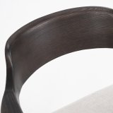 Eetstoel Younes bruin gelakt