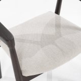 Eetstoel Younes bruin gelakt