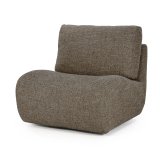 Fauteuil Louen in bruin