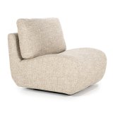 Fauteuil Louen in taupe