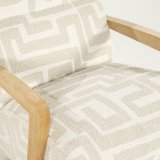 Fauteuil Ollie in libre beige