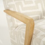 Fauteuil Ollie in libre beige