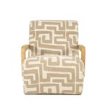 Fauteuil Ollie in libre taupe