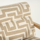 Fauteuil Ollie in libre taupe