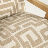 Fauteuil Ollie in libre taupe