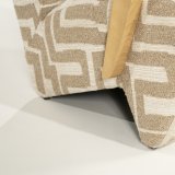 Fauteuil Ollie in libre taupe