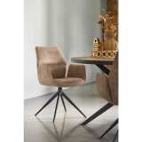 Armstoel Faido Zorro taupe