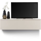 TV-meubel Simeto 1 klep in zandgrijs