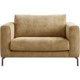 Loveseat Linoza koudschuim in camel